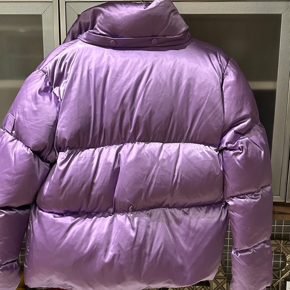 Purple Puffer Jacket, M - Picture 7 of 9
